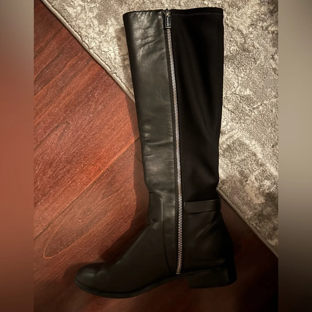 Michael Kors Branson Stretch Leather Boot - Picture 5 of 9
